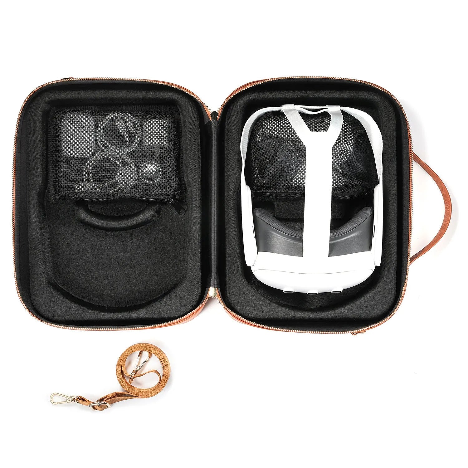 Black superfiber storage box for Apple Vision Pro MR head-mounted display