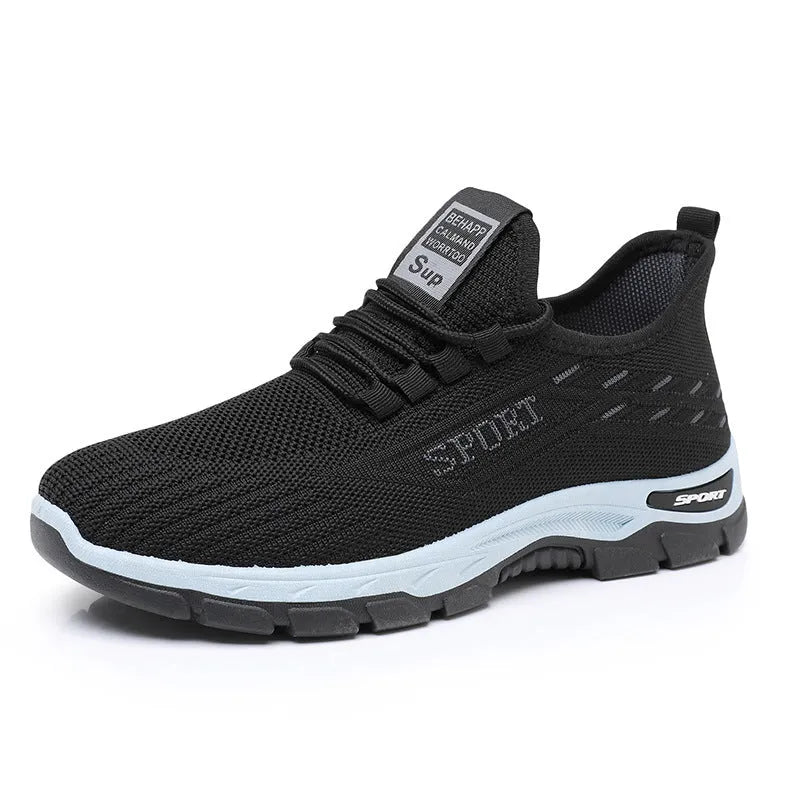 Casual sports sneaker with soft PVC sole in various colours showing low-top design and round toe shape