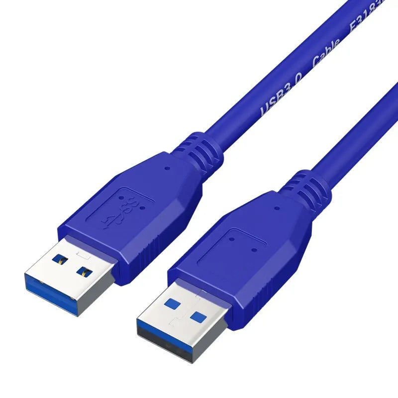 USB 3.0 data cable for hard disk boxes with nickel-plated connectors in multiple length options