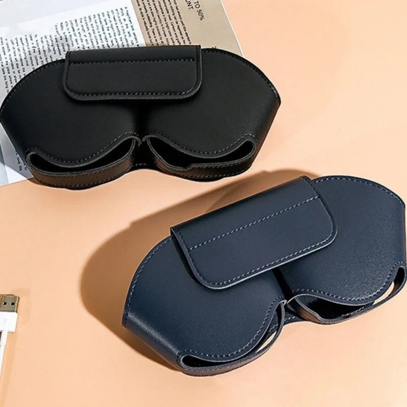 AirPods Max protective leather case in black, red, white, green, and blue colour options
