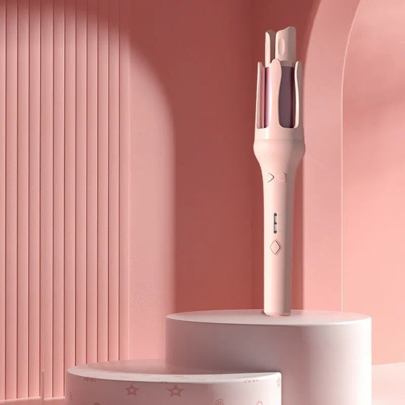 Automatic hair curler with 32mm barrel in white and Chigo colour options