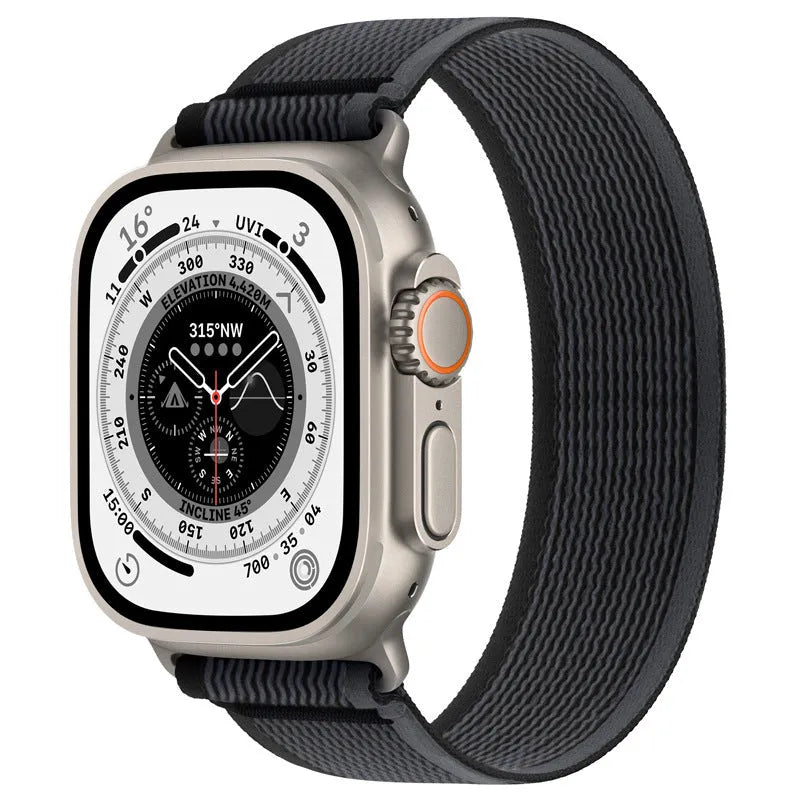 Wild Diameter single ring strap nylon watchband for Apple Watch in multiple colour options