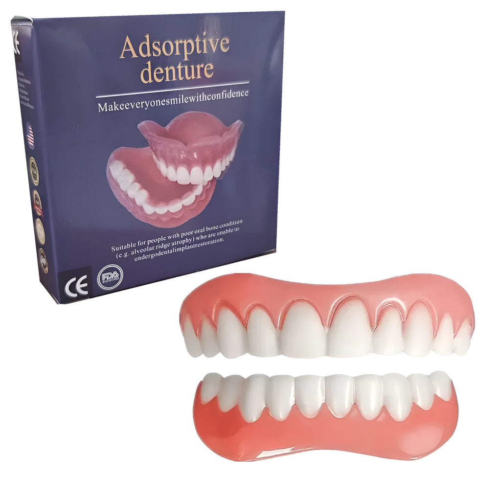 Disposable silicone simulation smile dentures tooth socket model for dental training practice