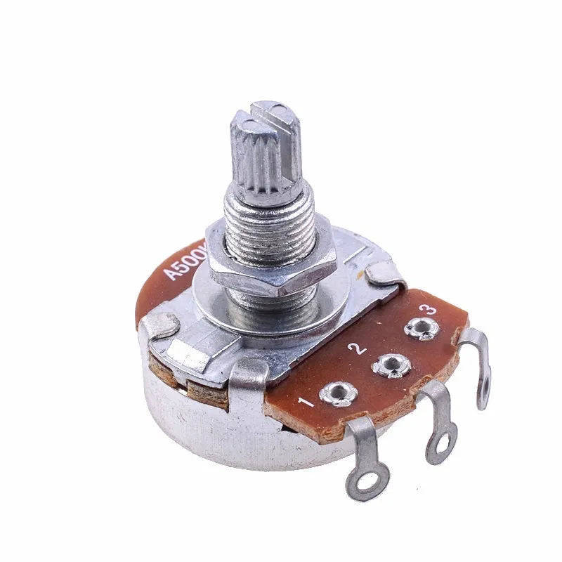 Metal electric guitar potentiometer knob for tone and volume control replacement