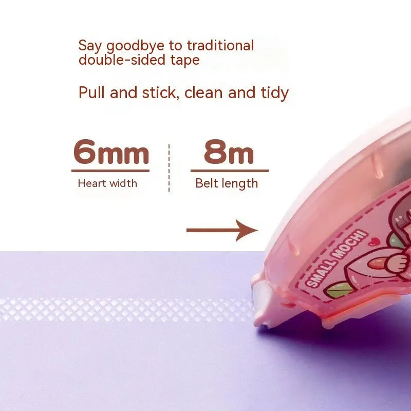 Dotting glue adhesive for student stationery in juice colours with high viscosity traceless properties
