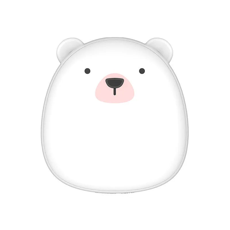 Cute cartoon penguin and polar bear design USB rechargeable electric hand warmer and power bank