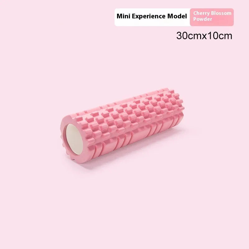 EVA foam roller for fitness in multiple sizes and colours including black, grey, pink