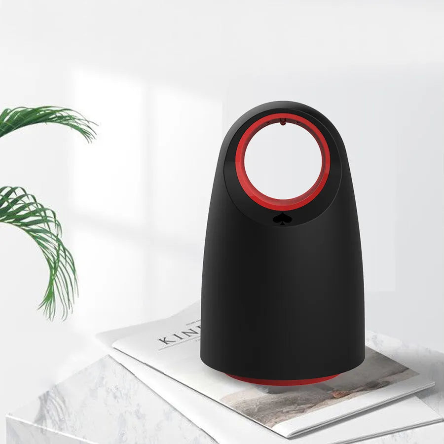 Black or white household silent mosquito killer insect zapper unit with USB cable.