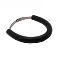 Universal motorcycle exhaust pipe gasket anti-drop ring in black, blue, and orange colours