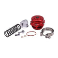 Aluminium alloy blowdown valve pressure relief device for turbocharger protection in six colour options
