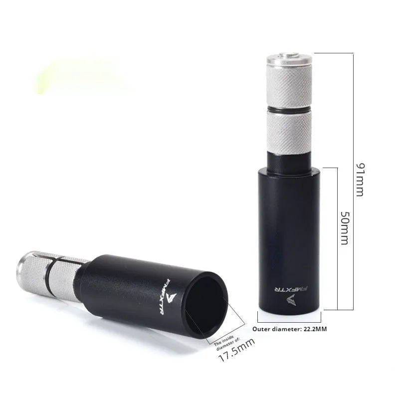 Aluminium alloy mountain bike handlebar extension rod with folding design and adjustable expansion range