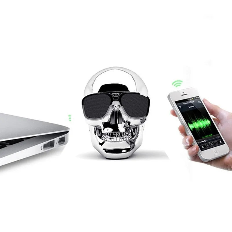 Limited Edition Skull Wireless Bluetooth Speaker in multiple colour options