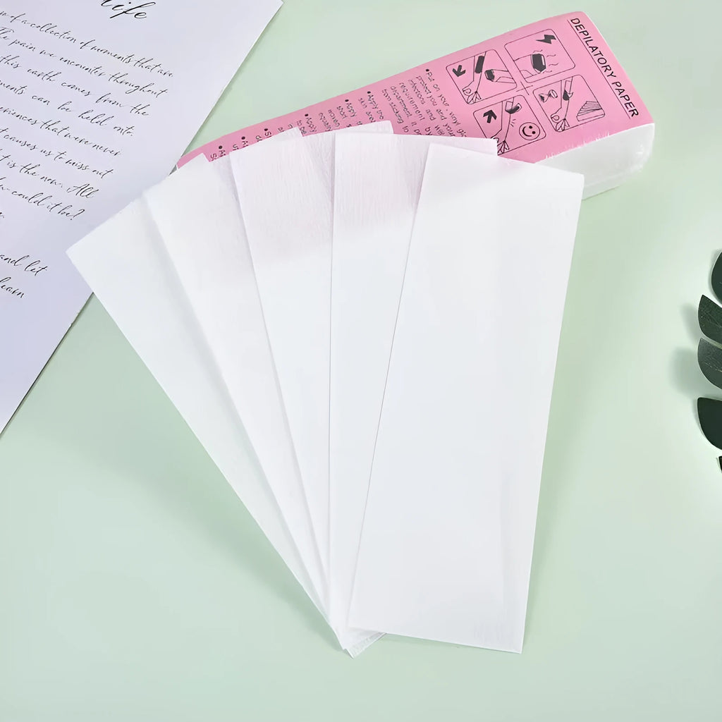 Non-woven fabric hair removal wax paper for wool tops depilation systems