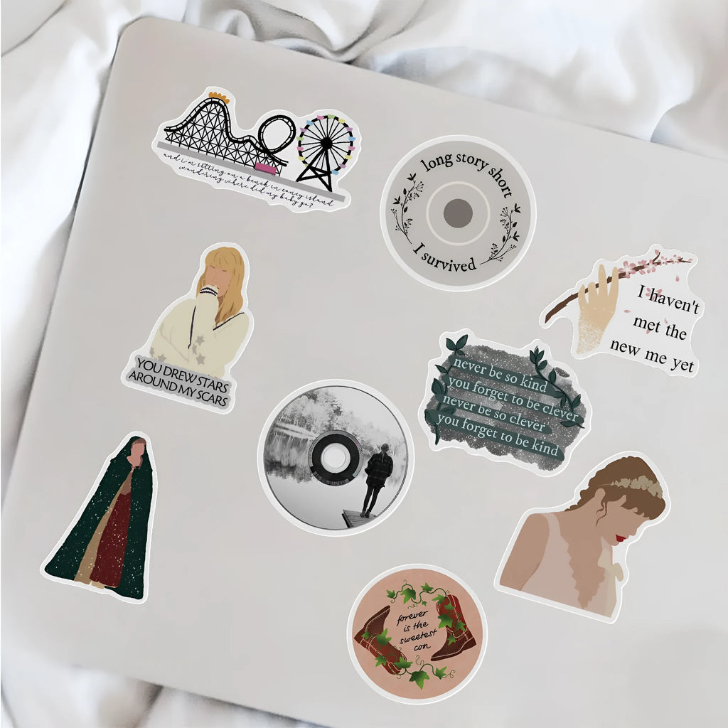 Graffiti colour cartoon pattern waterproof adhesive stickers for luggage and notebook decoration
