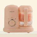 Green and pink baby food processor with steamer and blender functions, 10 litre capacity