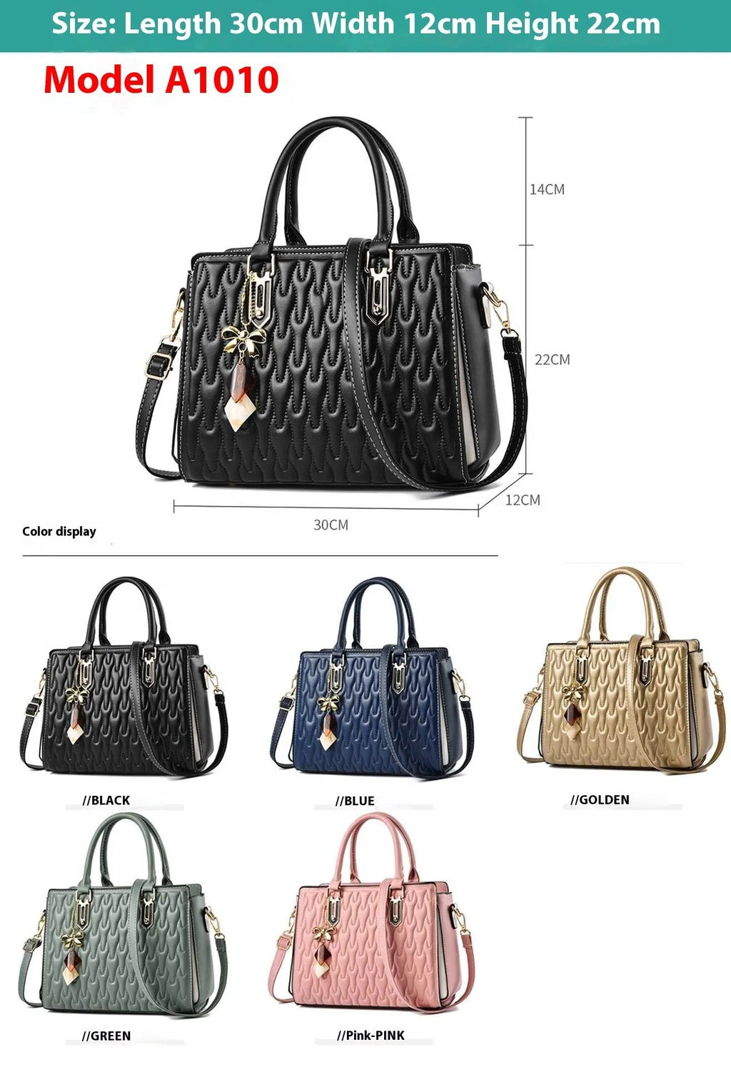 Women's large capacity polyester messenger bag in street trend style with organisational compartments