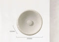 Japanese-style simple wall lamp with resin shade in three diameter sizes