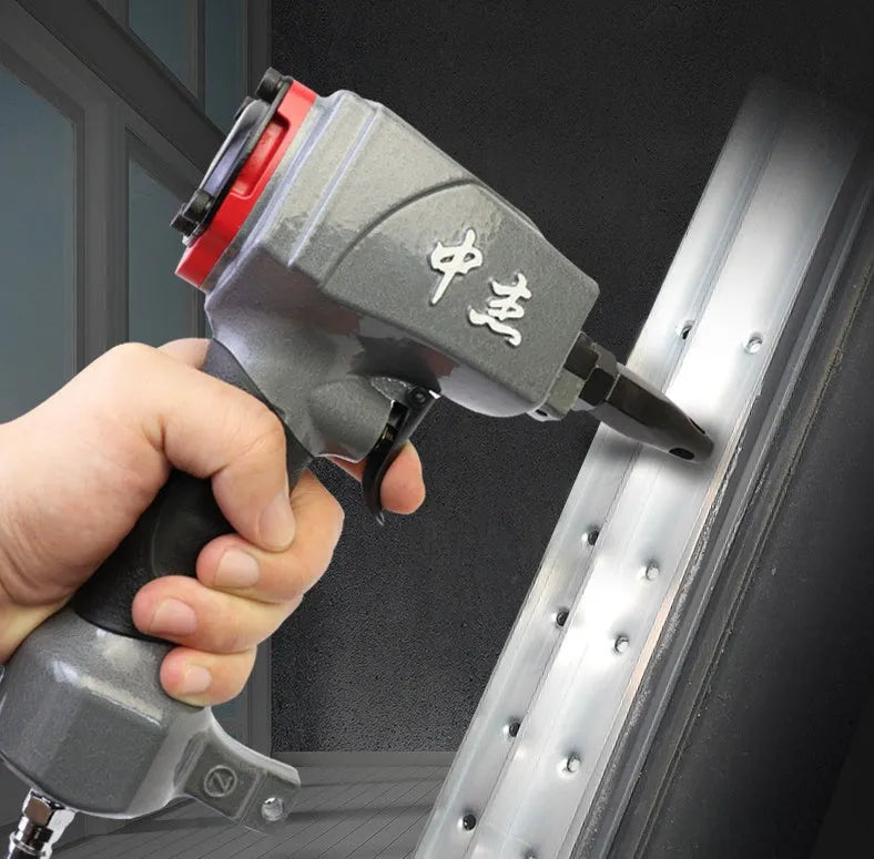 DK30 air-powered punching gun for metal sheets and riveted fabrics with 2.5-3.0mm hole diameter