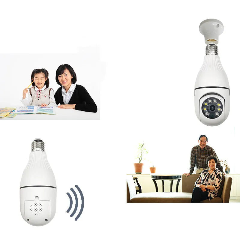 Minions character wireless surveillance camera with wide-angle lens