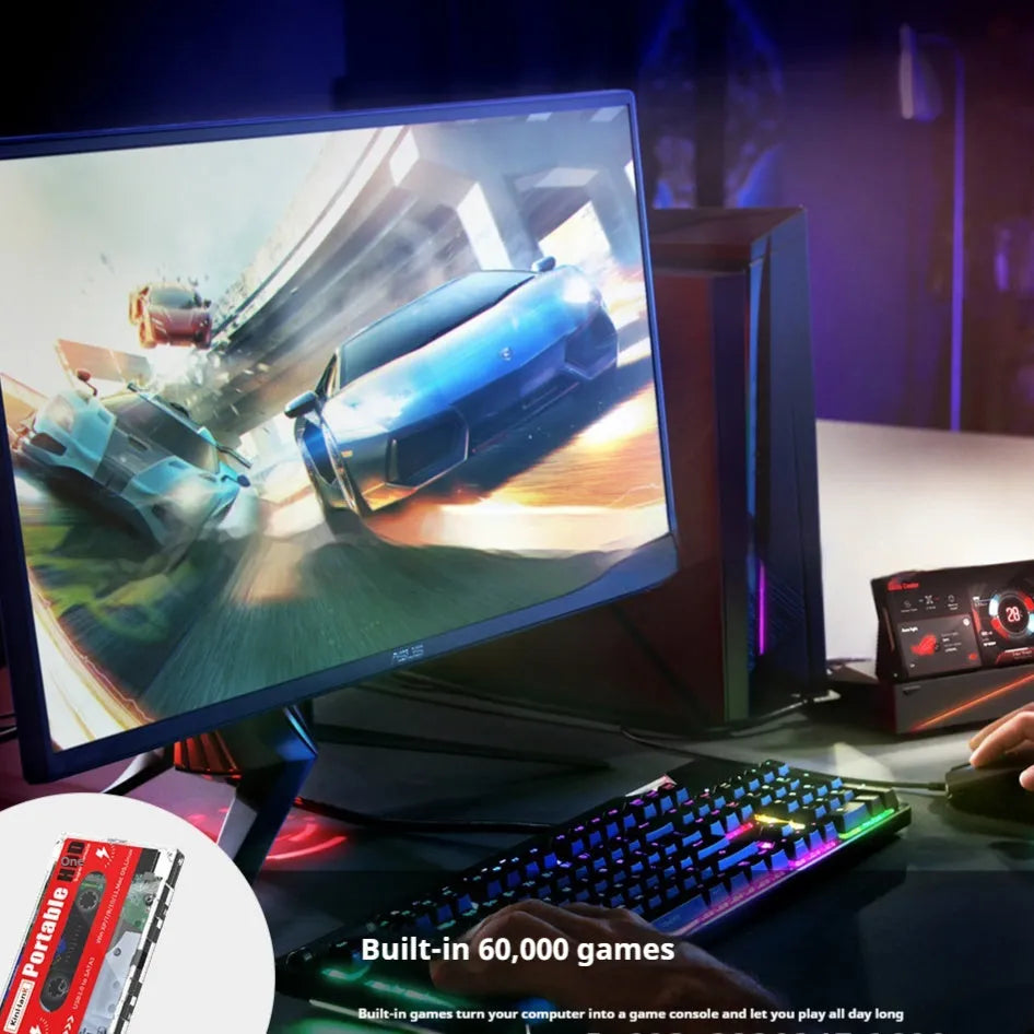 2TB external mechanical hard drive for mobile gaming with protective storage case and USB cable