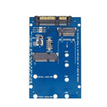 SATA3 to M.2 NGFF mSATA SSD conversion adapter card in black or blue colour