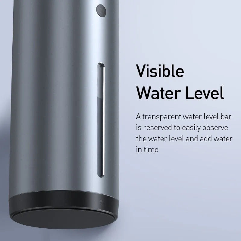 Black aluminium alloy car diffuser humidifier with air purification and aromatherapy functions