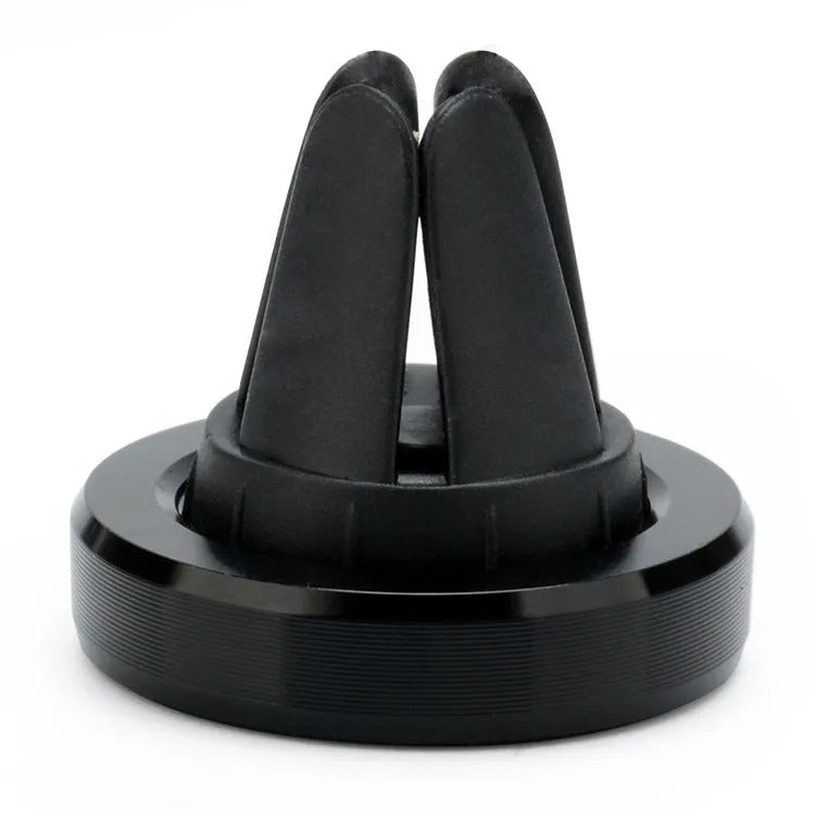 Magnetic car air vent phone holder in five colours: rose gold, gold, black, red, silver
