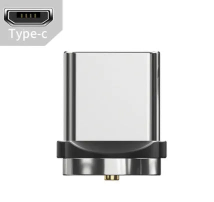 Essager rotating magnetic USB charging cable with blue LED light indicator in black colour