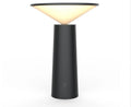 Black or white USB rechargeable LED reading lamp with touch sensor and adjustable lamp head.