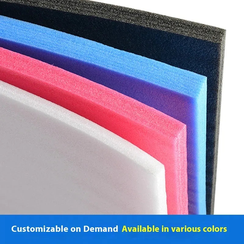 White high-density EPE pearl cotton foam board measuring 2 metres by 1 metre.