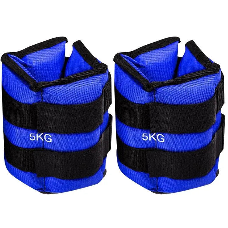 Track and field legging sandbags with Oxford cloth construction showing six weight options from 1kg to 6kg