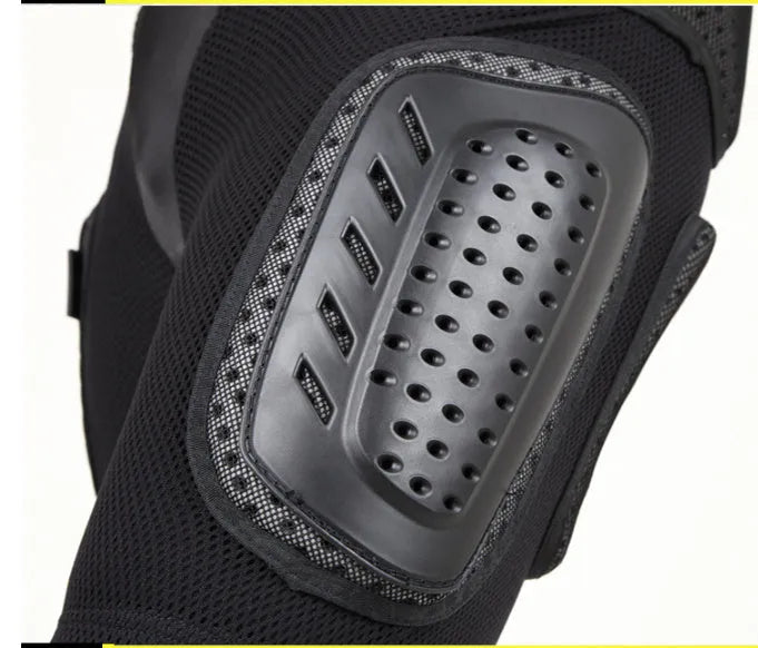 Black cycling hip protection pants with integrated padding for mountain and road biking safety