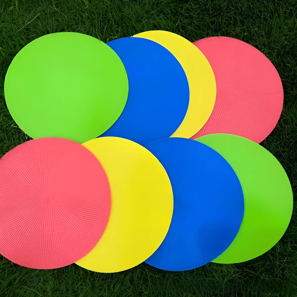 TPE football training disc in bright colour with 23cm diameter for field marking
