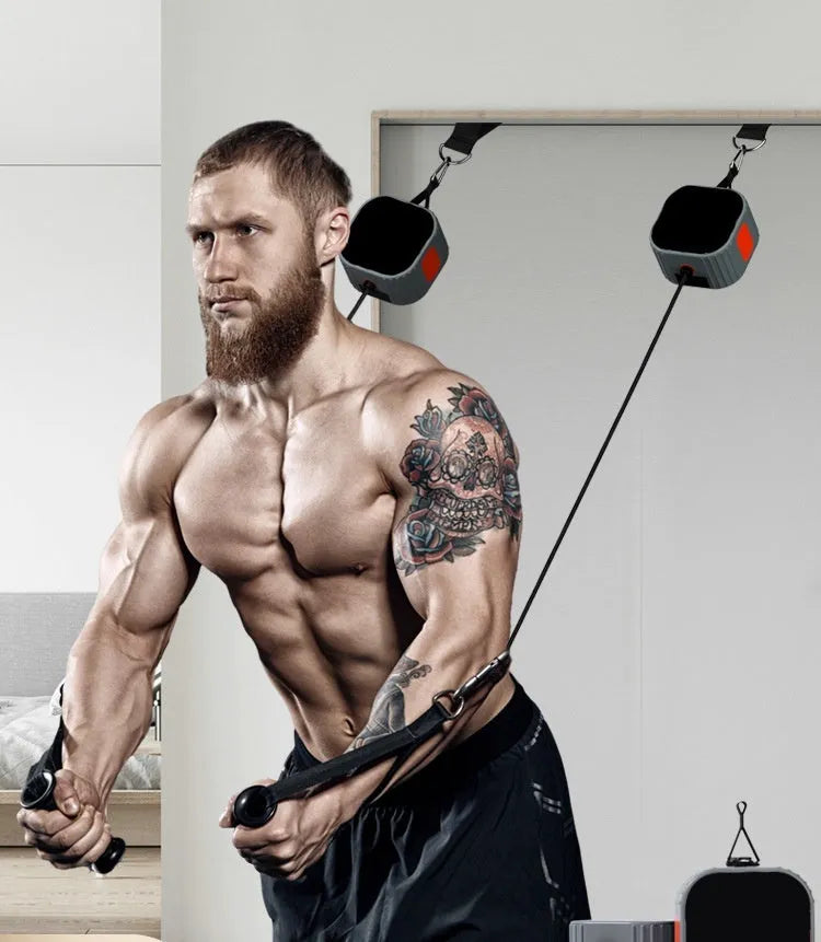 Multifunctional chest expander dumbbell rowing machine with adjustable 2-20kg resistance
