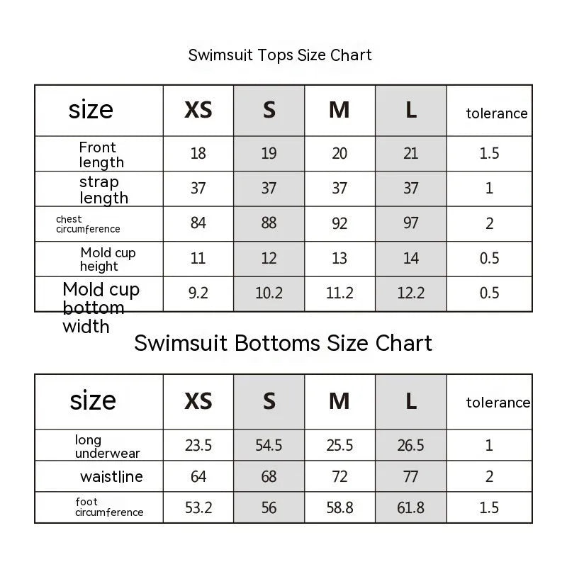 Women's lace-up split swimsuit with backless design in picture colour, shown as bikini set
