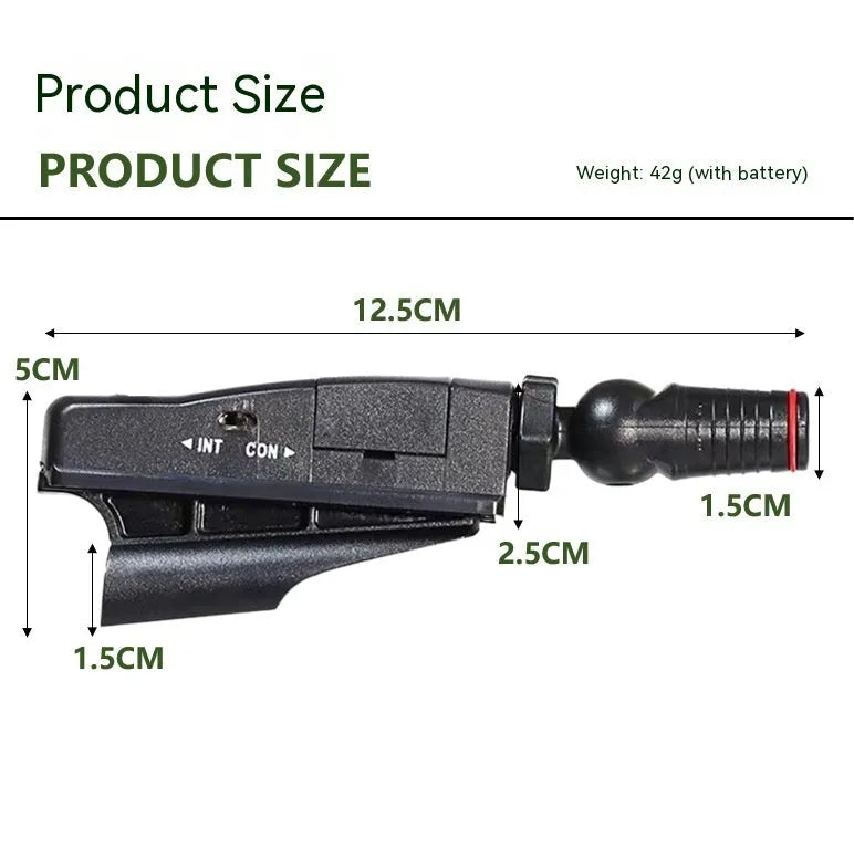 Golf putter laser aiming instrument accessory for putting alignment training with four style configurations