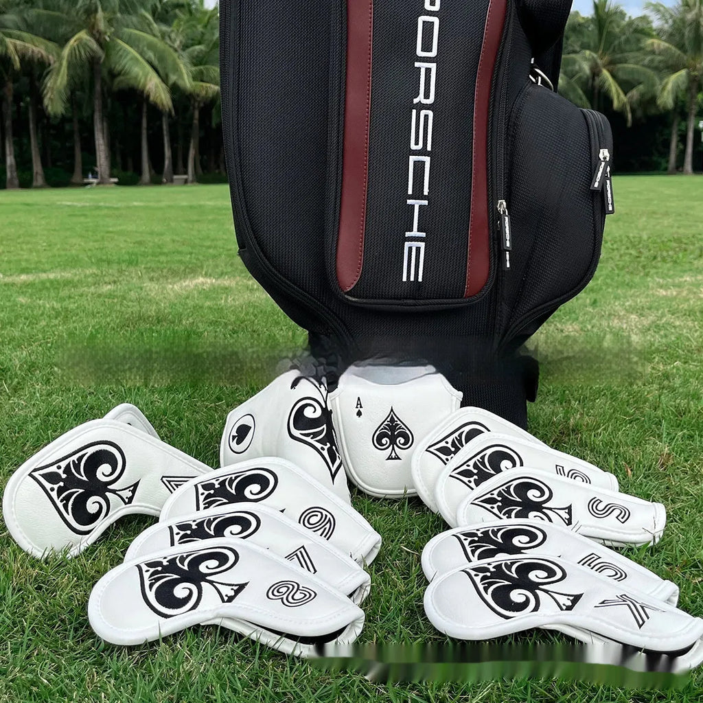 PU golf putter sleeve accessory in three colour options for club protection