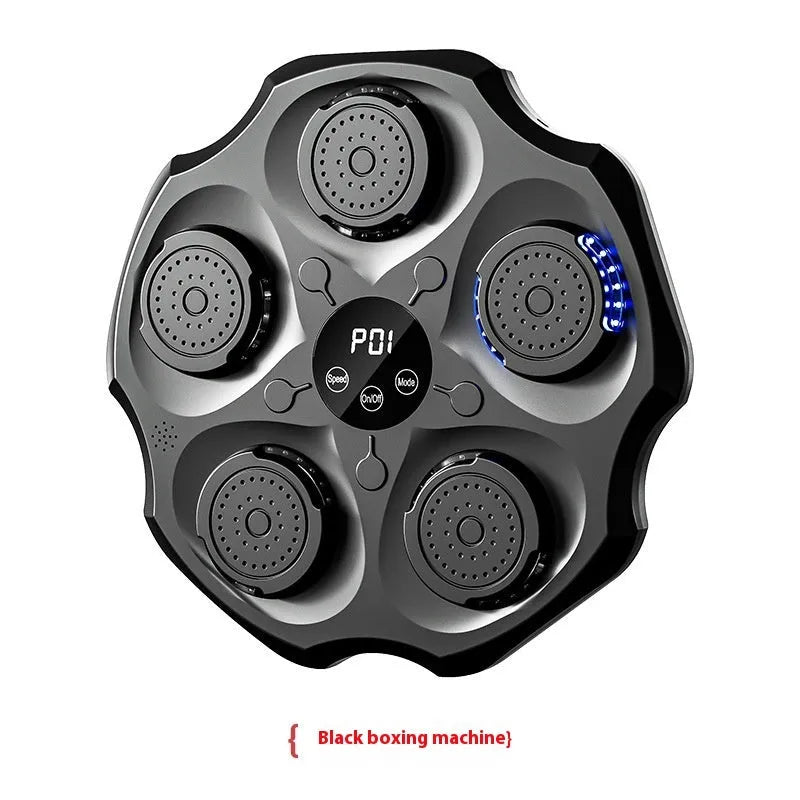 Bluetooth music boxing wall target with hanging design and included boxing gloves for home fitness training
