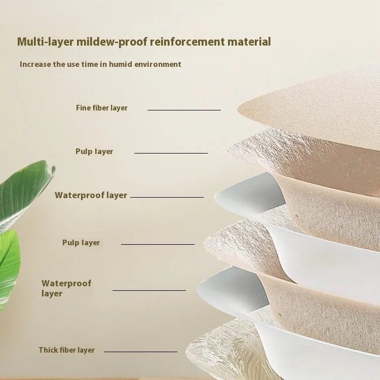 Brown disposable waterproof cat litter box shown in a small size, suitable for travel with pets.