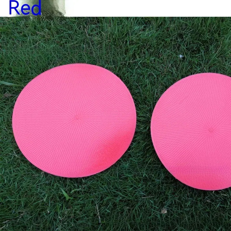TPE football training disc in bright colour with 23cm diameter for field marking
