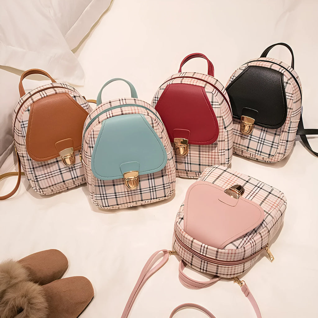 A one shoulder diagonal phone bag in PU fabric, shown in one of five colour options.