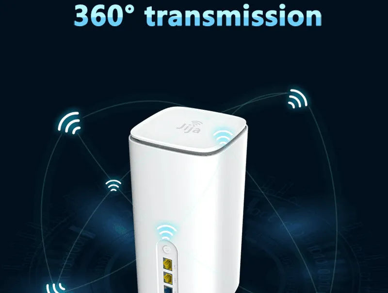 Compact black 4G CPE wireless router with power cable, measuring 51mm by 30mm.