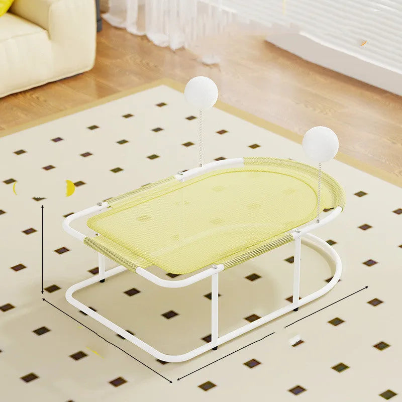 Large fabric pet kennel cage with breathable bracket design in grey colour option