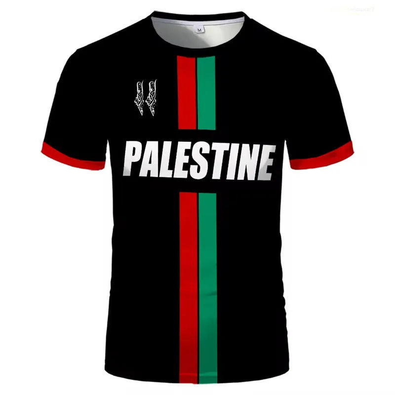 3D printed football t-shirt in black spandex with stereo pattern and half sleeves