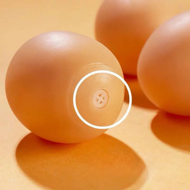TPU simulation egg dog toy with sound feature for chewing and play