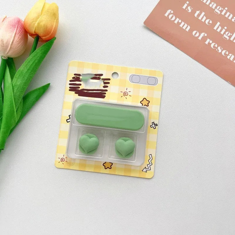 Cartoon style plastic cable fixer for organising desktop magnetic hub cables