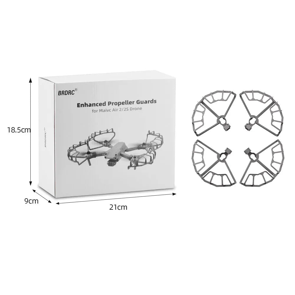 Grey ABS propeller anti-collision protection ring for DJI Mavic Air 2 and Air 2S drones.