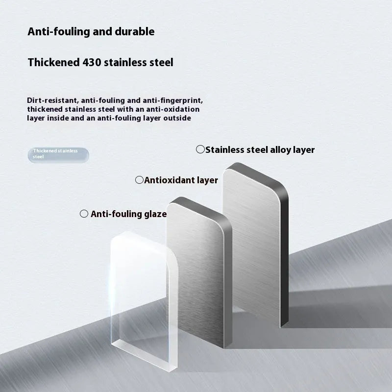 Stainless steel inductive smart trash can with square shape and sensor lid