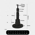 Chrome vanadium steel brake drum and wheel hub dismantlement tool with three style options A, B, and C.