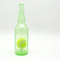 Blue green red water bottle dog toy with squeaker for aggressive chewing dogs